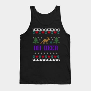 Ugly Sweater Oh Deer Tank Top